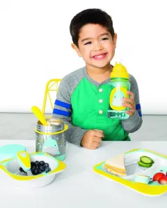 SKIP HOP Zoo Termoska na jedlo s lyžičko/vidličkou Žralok 325 ml, 3r+