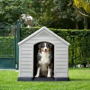 CURVER búda pre psov Dog House sivá, 95 x 99 x 99 cm