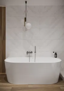 CERSANIT - Voľne stojaca akrylátová vaňa k stene CREA 170X83 S301-301