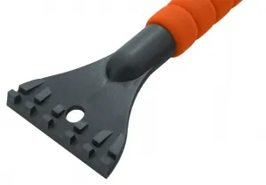 Škrabka s metličkou, oranžová, teleskopická, 51 - 63 cm