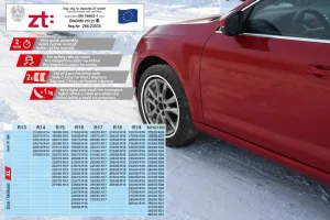 Snehové reťaze textilné ADHESIV ÖNORM XL