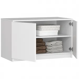 Ak furniture Nadstavec na skrinku Star 90 cm biely