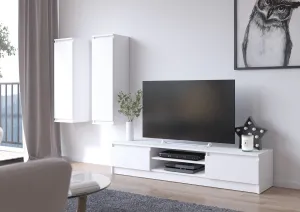 Ak furniture Obývacia stena CLP biela