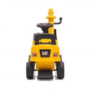 Detské odrážadlo rýpadlo so zvukom CAT Excavator Milly Mally žlté