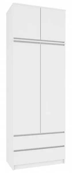 Ak furniture Nadstavec na skrinku Star 90 cm biely