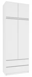 Ak furniture Nadstavec na skrinku Star 90 cm biely