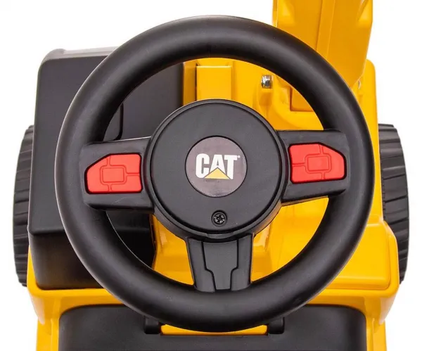 Detské odrážadlo rýpadlo so zvukom CAT Excavator Milly Mally žlté