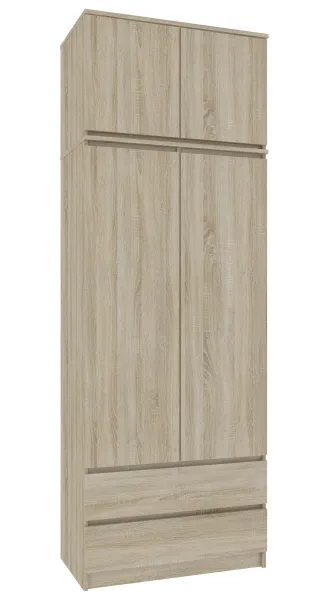 Ak furniture Nadstavec na šatník Star 90 cm sonoma