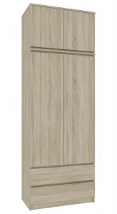 Ak furniture Nadstavec na šatník Star 90 cm sonoma