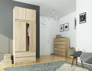 Ak furniture Nadstavec na šatník Star 90 cm sonoma