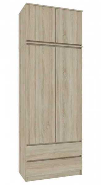 Ak furniture Nadstavec na šatník Star 90 cm sonoma