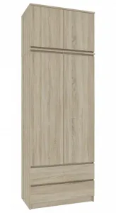Ak furniture Nadstavec na šatník Star 90 cm sonoma