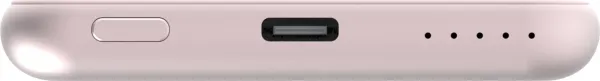 VERBATIM Powerbanka Charge 'n' Go, Magnetická, 5000 mAh, USB-C, Růžová