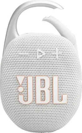 JBL CLIP 5 Bluetooth bezdrôtový reproduktor biely EU