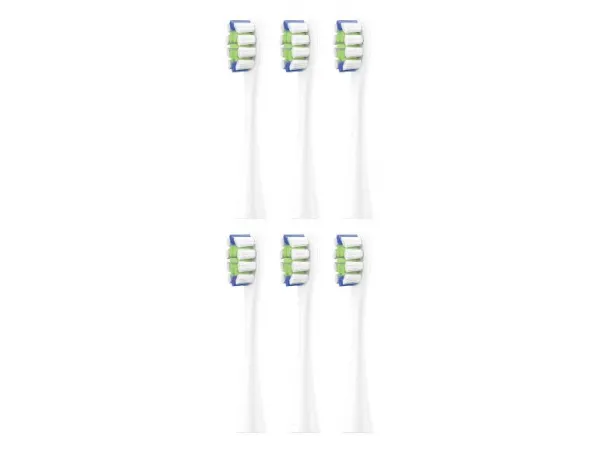 Oclean Náhradné hlavice na elektrickú zubnú kefku Professional Clean, 6 kusov (biela)