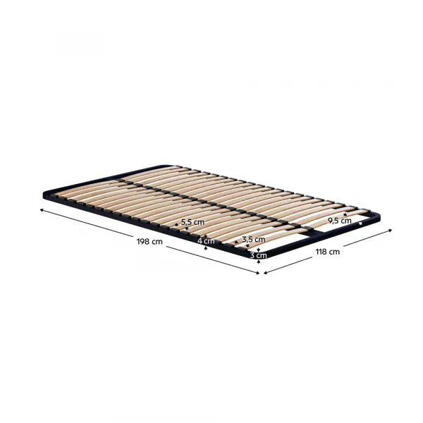 Rošt v pevnom ráme 2 NEW Tempo Kondela 90 cm