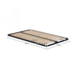 Rošt v pevnom ráme 2 NEW Tempo Kondela 90 cm