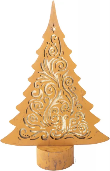Weltbild LED Kovová dekorace Jedle Ornament, 50 cm