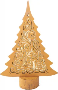 Weltbild LED Kovová dekorace Jedle Ornament, 50 cm