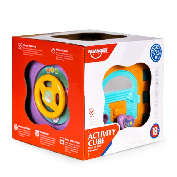 Interaktívny triedič zvukov 6v1 s edukačnou kockou T24450