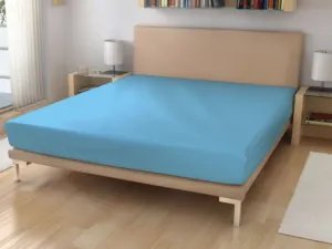 Jednolôžkové prestieradlo z bavlneného froté Zvoľte farbu: Marhuľová, Zvoľte rozmer: 90 x 200 cm