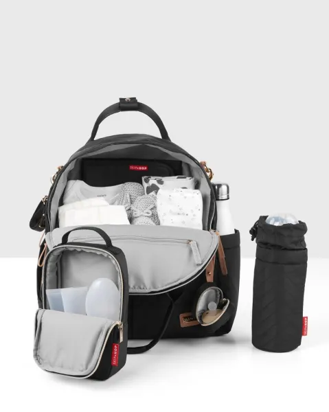 SKIP HOP - Taška prebaľovacia/batoh 6v1 Suite Set Black