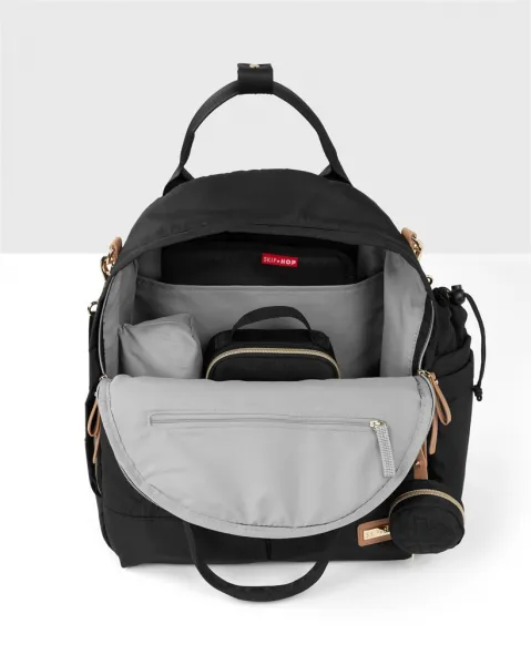 SKIP HOP - Taška prebaľovacia/batoh 6v1 Suite Set Black