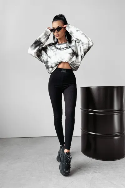 Olavoga Colm unisex sveter Farba: Bielo - hnedá, Konfekčná veľkosť: one-sized