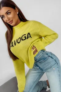 Olavoga Coffee sveter Farba: Žltá, Konfekčná veľkosť: M