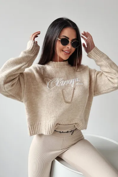 Olavoga Loco svetrík Farba: Hnedá, Konfekčná veľkosť: M