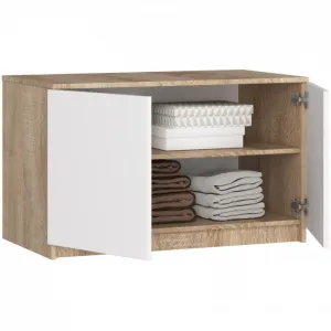 Ak furniture Nadstavec na šatník Star 90 cm sonoma/biely