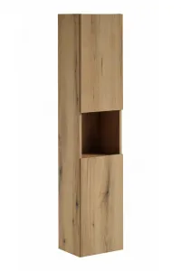 Comad Kúpeľňová zostava Nova Oak 90 cm so skrinkami dub coast evoke/čierna