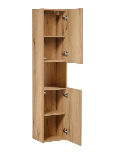 Comad Kúpeľňová zostava Nova Oak 90 cm so skrinkami dub coast evoke/čierna