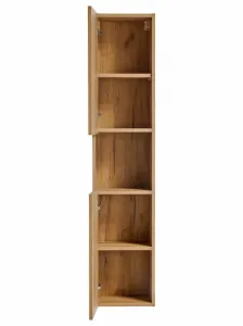 Comad Kúpeľňová zostava Nova Oak 90 cm so skrinkami dub coast evoke/čierna