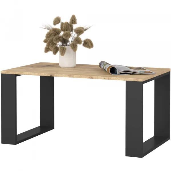 Ak furniture Konferenčný stolík Nox dub artisan/čierny