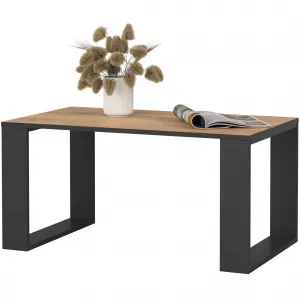 Ak furniture Konferenční stolek Nox dub craft/černý