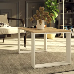 Ak furniture Konferenční stolek Nox dub sonoma/bílý