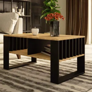 Ak furniture Konferenční stolek Rockford dub artisan/černý