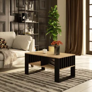 Ak furniture Konferenční stolek Rockford dub sonoma/černý