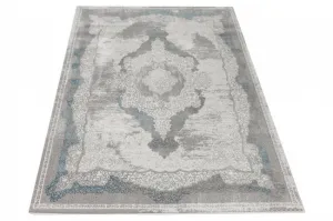 Koberec Allora Plus B827B ornament, sivý