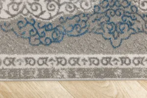 Koberec Allora Plus B827B ornament, sivý