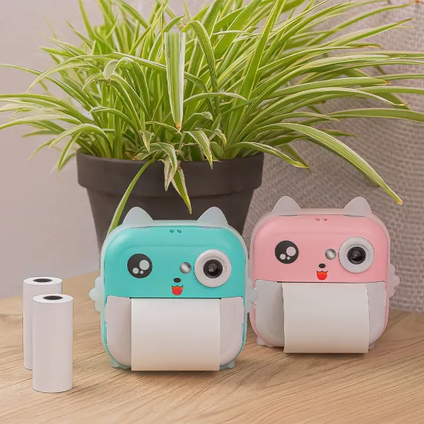 Maxlife MXPC-100 Detská Kamera s Tlačiarňou, Ružová