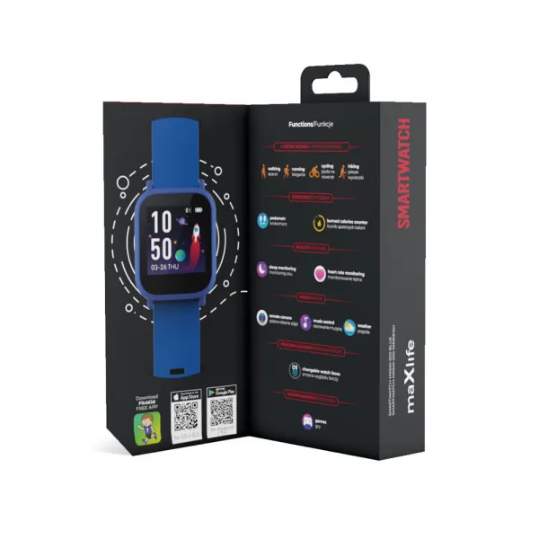 Maxlife Detské Smart hodinky MXSW-200, Modré