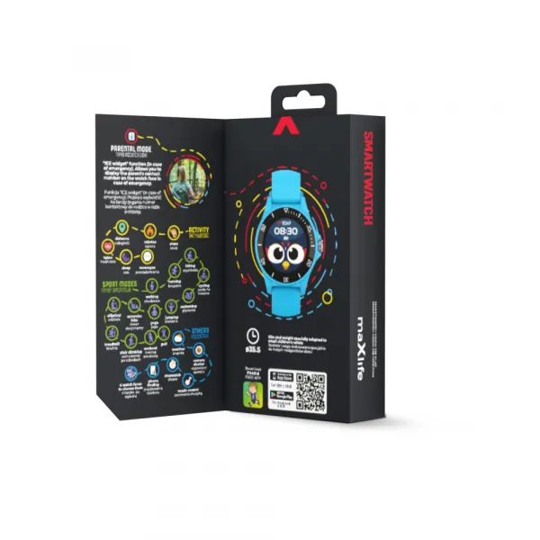 Maxlife Detské Smart hodinky MXSW-210, Modré