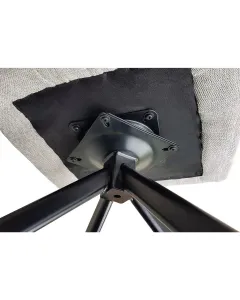 Signal Otočné jídelní křeslo Notti tmavě šedé