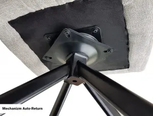 Signal Otočné jídelní křeslo Notti tmavě šedé