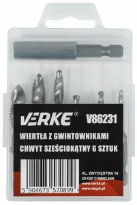 VERKE Sada závitových vrtákov M3-M10