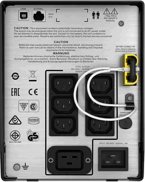 APC Smart-UPS C 2000VA LCD 230V (1300W)