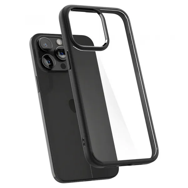 Zadný kryt Spigen Ultra Hybrid pre Apple iPhone 15 Pro, čierna ACS06713