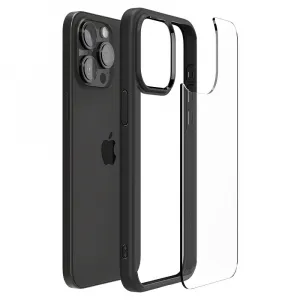 Zadný kryt Spigen Ultra Hybrid pre Apple iPhone 15 Pro, čierna ACS06713